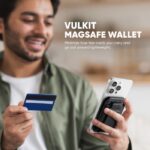 BILLETERA VULKIT CON SOPORTE MAGNÉTICO MAGSAFE (Negro) - Imagen 2