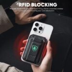 BILLETERA VULKIT CON SOPORTE MAGNÉTICO MAGSAFE (Negro) - Imagen 4